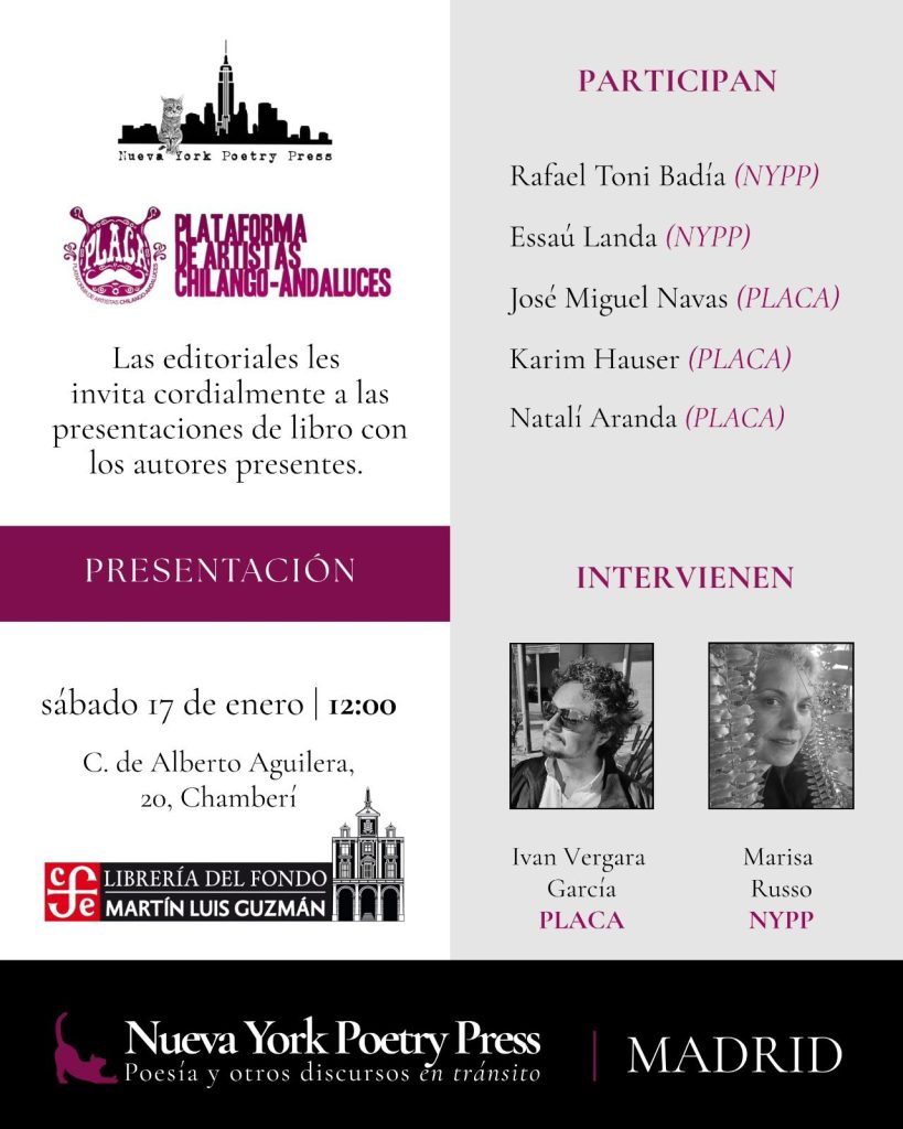 Madrid como cruce de orillas: poesía en tránsito entre Nueva York y la PLACA