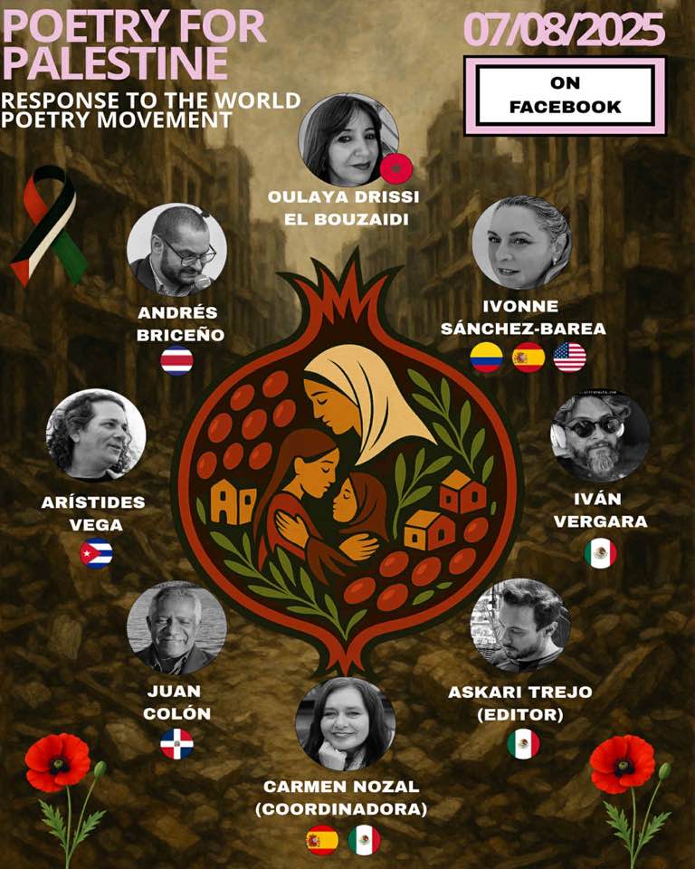 Hoy, día 16.777:🔥 Palabra como escudo: IV79 en “Poetry for Palestine”