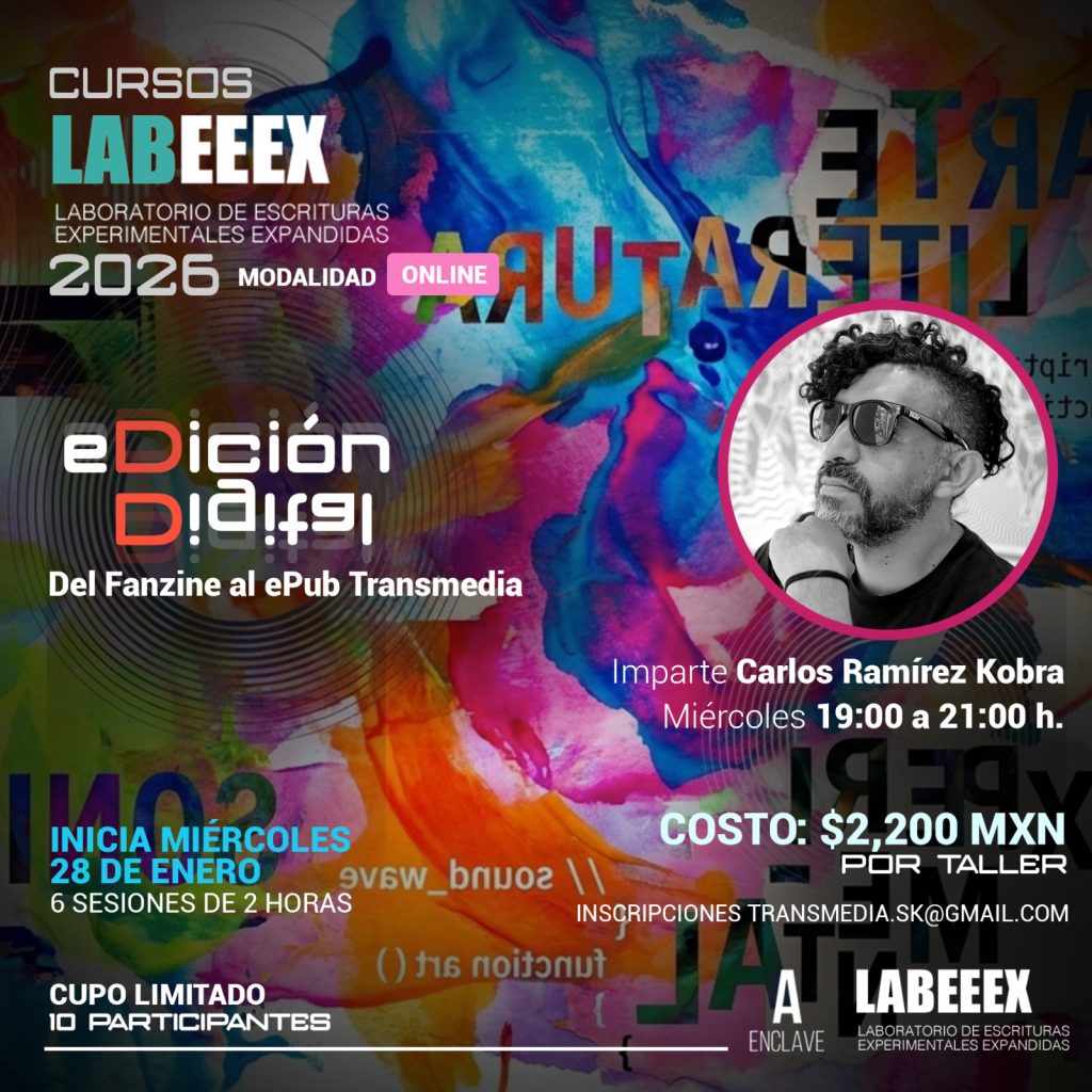 LABEEX 2026: edición digital, del fanzine al ePub transmedia